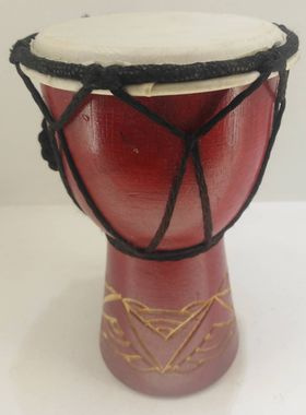 Wooden Djembe 8,5'' - κόκκινο |  Djembes στο Pegasus Music Store